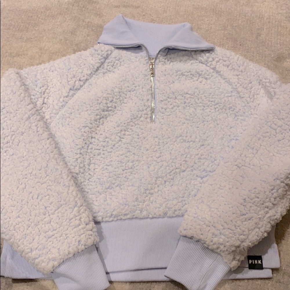 VS PINK Cropped Sherpa